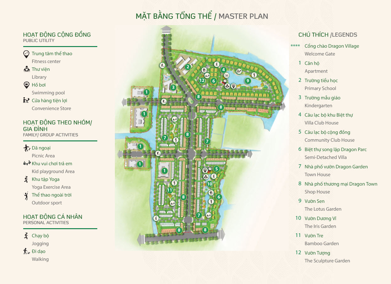 Tiện ích Dragon Village